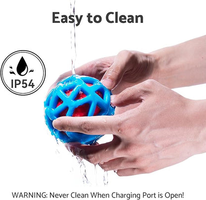 seagi Interactive Dog Toys – Durable Automatic Bouncing & Vibrating Interactive Dog Ball for Smart Play, Motion-Activated Moving Dog Toy for Small/Medium/Large Dogs,USB Rechargeable (Orange)