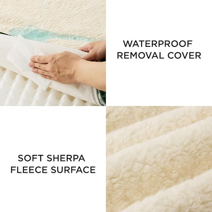 Bedsure Large Dog Bed for Large Dogs - Christmas Dog Bed, Orthopedic Waterproof Dog Beds with Removable Washable Cover