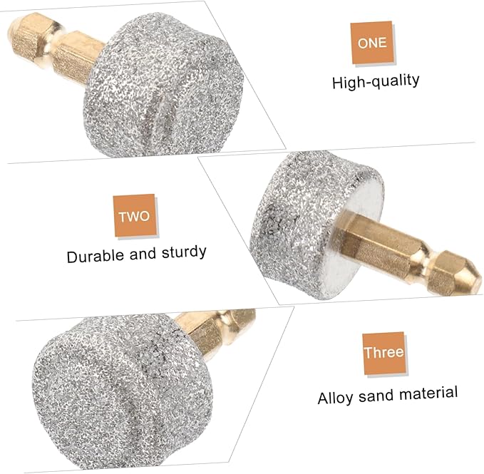 2-Pack Nail Replacement-Dog Nail Replacement Tips-Professional Spare Grinding Head for Dog Electric Claw Nail Grooming Tool