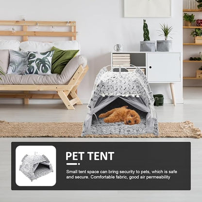 POPETPOP Small Kennel House Pet Tent Cat Nest Pet Bed Dog House Indoor Dog Kennel Indoor Pet Teepee Washable Dog Bed Cat Rest Tent Cat Tent Kitten Puppy House Dog Tent Decorate Cloth