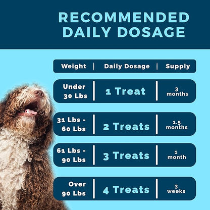 Anal Gland Support for Dogs | High-Fiber Digestive Soft Chews with Pumpkin & Flaxseed | No Scoot Aid for Itchy Bums, Healthy Poop & Gut Function | Peanut Flavor, 90 Count