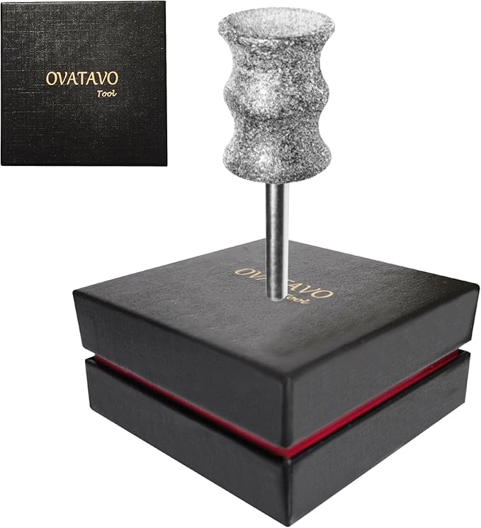 Dog Nail Grinder Attachment for Dremel - 1/8 Diamond Rotary Nail Grinder Bits for Large Medium Dogs Nail Care - Gift Set