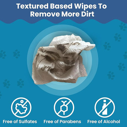 Replenish Antiseptic Wipes for Dogs and Cats - Dog Medicated Wipes with Chlorhexidine and Ketoconazole - Pet Grooming Wipes - Dog Allergy Wipes for Itch Relief, Hot Spots & Skin Irritation - 50 Count