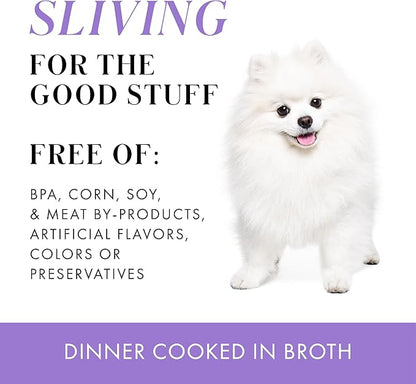 Weruva Paris Hilton Pamper Like Paris Natural Wet Dog Food, Beef and Rice, 2.75oz Cup (Pack of 10)