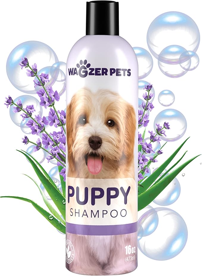 Puppy Shampoo | Natural Puppy Formula Dog Shampoo for Sensitive Skin | Gentle Support Shampoo for Dogs | Puppy Wash for Itchy Skin, Soothes, Cleanses, and Moisturizes | 16 oz