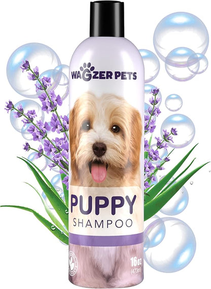 Puppy Shampoo | Natural Puppy Formula Dog Shampoo for Sensitive Skin | Gentle Support Shampoo for Dogs | Puppy Wash for Itchy Skin, Soothes, Cleanses, and Moisturizes | 16 oz