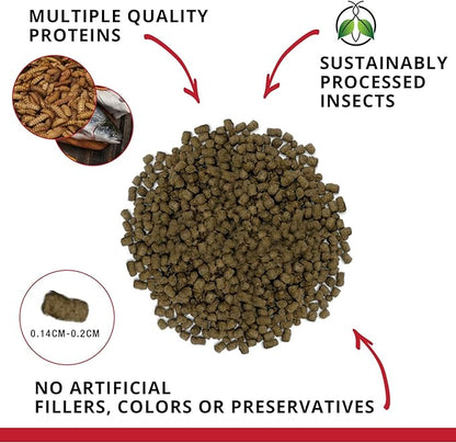 Fluval Bug Bites Cichlid Fish Food, Pellets for Medium to Large Sized Fish, 3.74 lb.