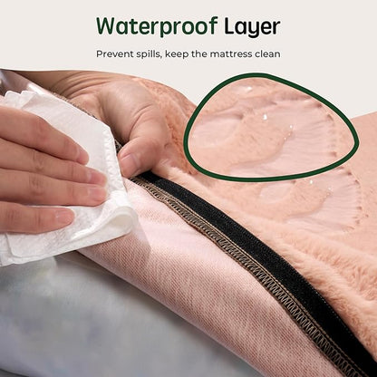 BALANCE Large Dog Bed, Orthopedic Dog Bed, Waterproof Dog Bed with Removable and Washable Cover, Bolster Dog Soft Sofa Bed with Nonskid Bottom, Dog Beds for Large Dogs