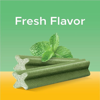 Pedigree Dentastix Small and Toy Breed Dog Treats, Fresh Flavor, (7) 21ct Bags (147 Treats Total)