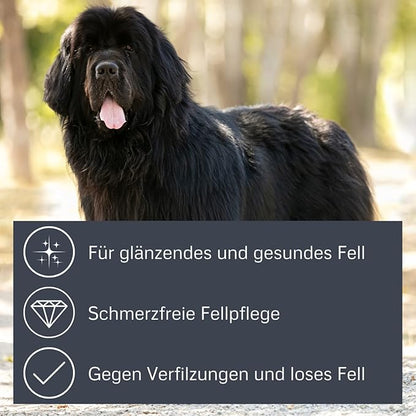 Double Sided Dematting Comb with Stainless Steel Teeth