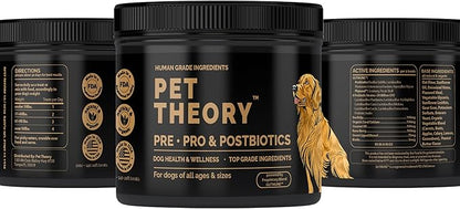 Probiotics for Dogs. Dog Digestive Health-Pre Pro and Postbiotic Combination-Pet Supplements for Gut Health-Supports Digestion, Boost Immunity-100CT Soft Chews