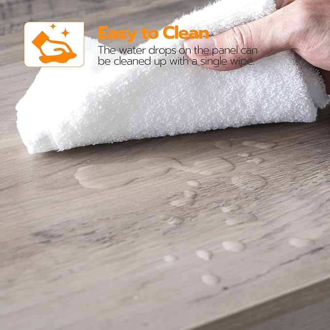 HOOBRO Dog Crate Furniture, 38.6" Large Dog Kennel Indoor, Wooden Dog Crate with Pull-Out Tray, Double Doors Dog House, Modern Side End Table for Small/Medium/Large Dog, Greige BG982GW03