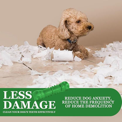 Dog Squeaky Toys for Aggressive Chewers, Durable Dog Chew Toys for Large Medium Breed Dog, Dog Toys, Tough Durable Dogs Toys with Natural Rubber (Green, for Larege Dogs)