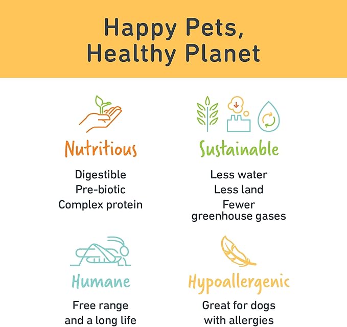 Jiminy's Original Cricket Cookie Dog Treat, Hypoallergenic, 5oz, Peanut Butter & Blueberry (Pack of 1)