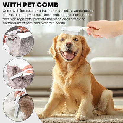 Dog Nail Grinder, 2024 New Silent Grind Pro Dog Nail Trimmer, Upgraded Powerful Electric Dog Nail File Quiet Painless, Rechargeable Nail Clippers Pet Paws Grooming Tool(White+Black)