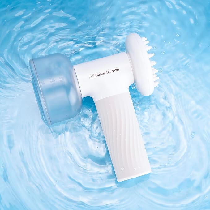 Dog Brush with Auto Foam Shampoo Dispenser  Pet Bath & Massage Brush for Dogs and Cats  Soft Silicone Grooming Tool for Easy Cleaning and Relaxing Massage