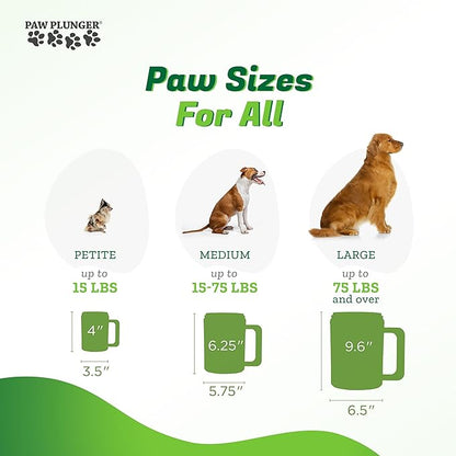 Dog Paw Cleaner - Puppy Essentials - Portable Dirty Paw Washer - Ideal for Medium Dogs - Blue