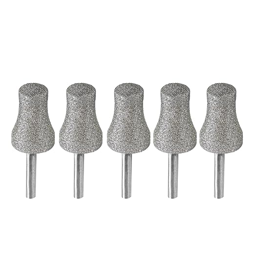 Diamond Rotary Pet Nail Grinder Replacement Heads Dog Nail Grinder Bit -BGTEC 5PCS 1/8" Diamond Replaceable Tip for Pet Claw Grooming(E)