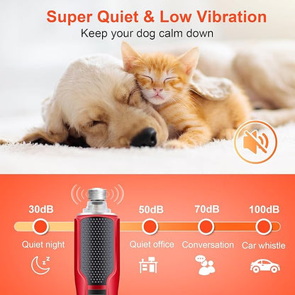 7-Speed Dog Nail Grinder & Dog Nail Trimmers for Large Medium Small Dogs Cats Pets Claw Trimmer Quick Sensor and Safety Guard Type-C Rechargeable with 360° LED Lights Pet Nail Trimmer