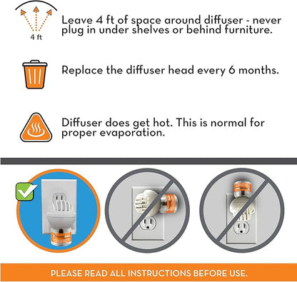 ThunderEase Dog Calming Pheromone Diffuser Refill | Powered by ADAPTIL | Vet Recommended to Relieve Separation Anxiety, Stress Barking and Chewing, and The Fear of Fireworks and Thunderstorms (30 Day