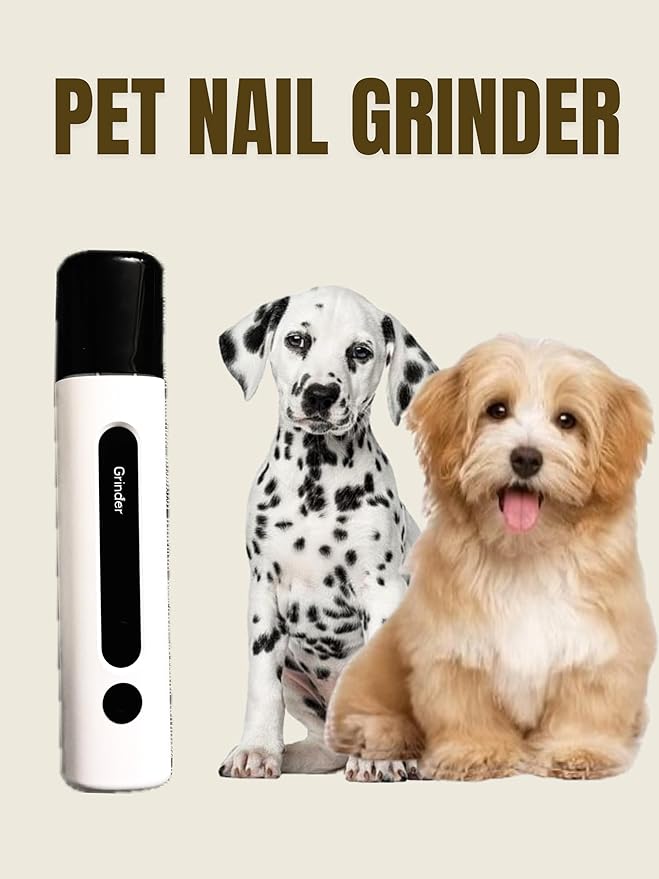 Accesspet 5-Speed Electric Pet Nail Grinder for Dogs & Cats  Ultra-Quiet, Safe, Ergonomic Nail Trimmer for Easy, Stress-Free Home Grooming & Professional-Quality Nail Care for All Pets