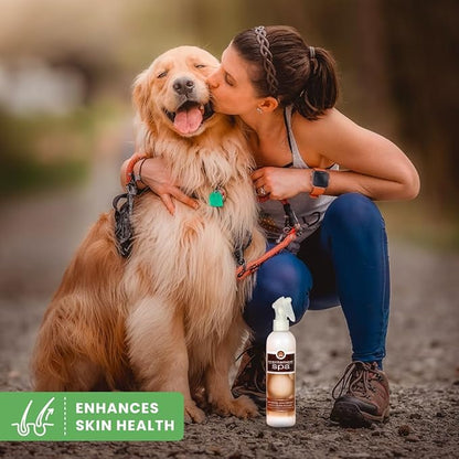 Best Shot Scentament Spa Botanical Body Splash, Detangler Spray, Hypoallergenic Body Spray for Cat, Dog, Warm Vanilla Sugar, 8 Oz.