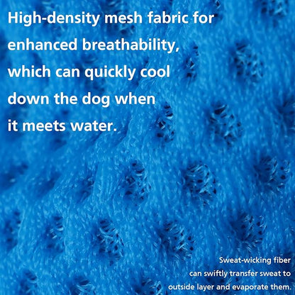 2 Pack Cooling Shirts for Dogs, Breathable Lightweight Dog Shirts for Medium Dogs Boy, Sleeveless Sun Protection Shirts for Dog&Cat Puppy Vest Pet Apparel