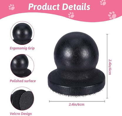 Dog Nail File Board, Dog Scratch Pad for Nails, Dog Nail Scratch Board for Dogs, Nail File for Dogs, Cat Nail File, Nail Dremel Tool for Dogs, Pet Nail File with 3 Pcs Replaceable Sandpaper(Wood)