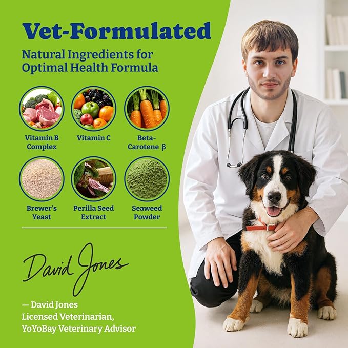 Flea and Tick Prevention for Dogs Chewable - 70 Soft Chews, Duck & Pear Flavor - Dog Flea and Tick Treatment Chewable, Natural Defense- Dog Immune Support Supplement