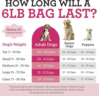 Dr. Harvey's Raw Vibrance Grain Free Dehydrated Foundation for Raw Diet Dog Food (6 Pounds)