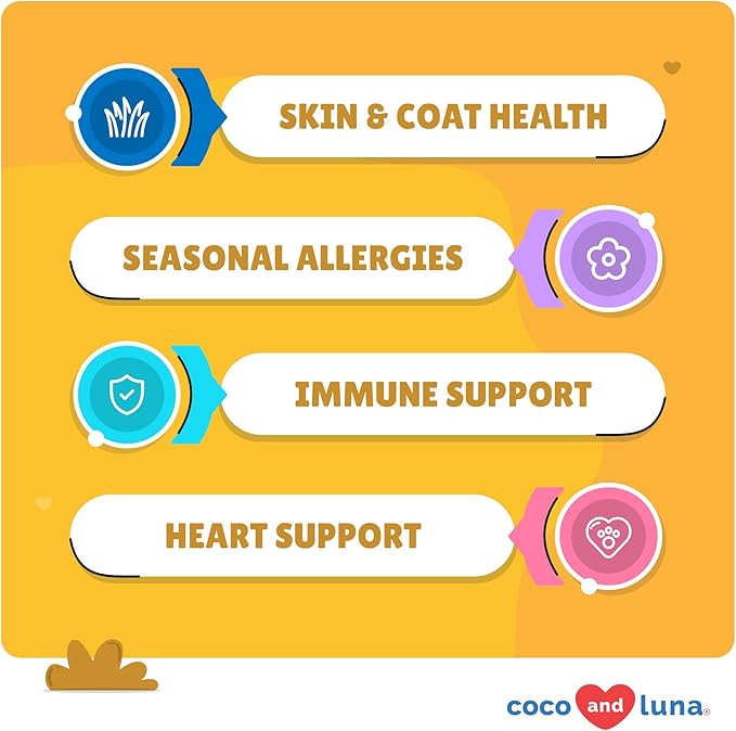 Omega 3 Fish Oil for Dogs - 120 Chewable Tablets - with Omega 3, 6, and 9, Vitamin E for Dog Shedding, Itchy, Dry Skin, Joint & Heart Support