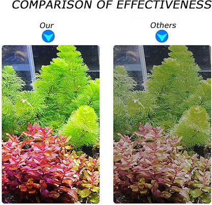 LED Aquarium Light Full Spectrum Clip Fish Tank Light Plants Light Double Swing Arm Light 4W (A00)