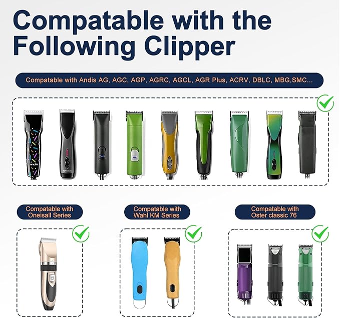 30# Clipper Blades Pet Grooming Clipper Replacement Blades Detachable Blade Compatible with andis/wahl/Oster Dog Clippers