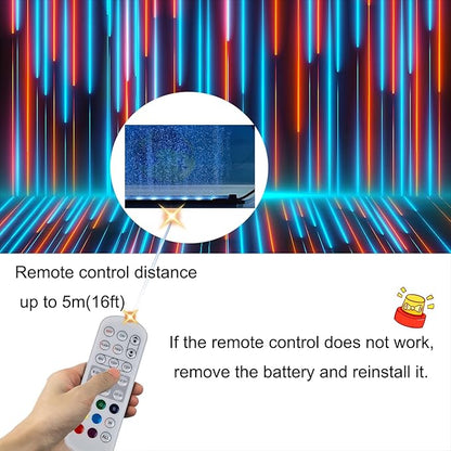 Carefree Fish Aquarium 24/7 Mode Timer Submersible LED Light Full Spectrum CRI 82~85 Tank Underwater Light & Nanometer Materials Air Stone 3Ft Tubing Waterproof Rating IP68 (No Included Air Pump)