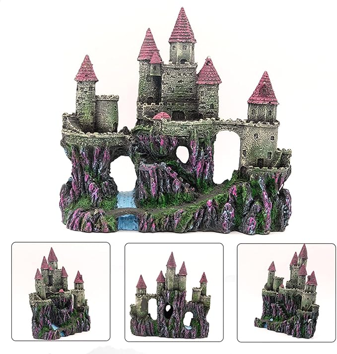 Aquarium Resin Ship Ornament,Shipwreck Fish Cylinder Decoration Rockery is Suitable for Fresh Water Seawater Aquarium Decoration