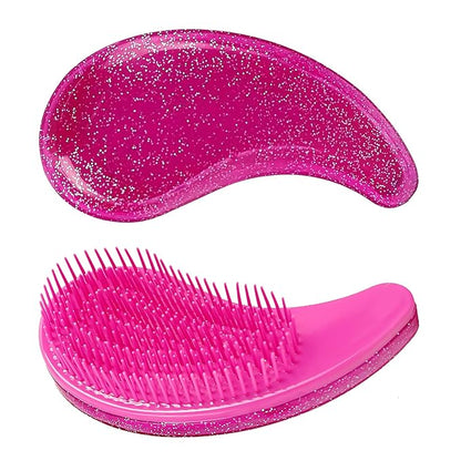 Puppy Brush, Soft Dog Brush for Grooming, Puppy Hair Remover Brush Comb, Grooming Tool for Poodles,Teddy, Yorkies, Maltese, Shih Tzu, Chihuahua, Starry Pink