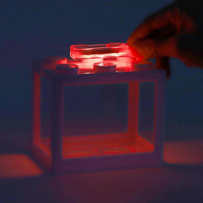 Mini Aquarium Lamp, USB Aquarium Light, LED Desktop Fish Tank Light, Small Decoration Aquarium Light, Aquarium Accessories, Red Light