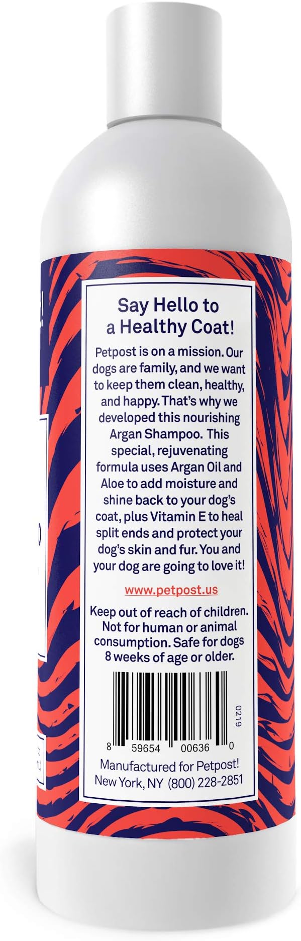 Petpost | Argan Shampoo for Dogs - Naturally Heals, Protects, & Rejuvenates Dog Dry Skin & Coat - Argan Oil and Aloe Formula 16 oz.
