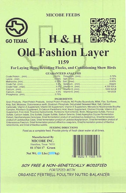 Amazingly Tasty Layer Feed for Hens Freshly Milled: Non-GMO, Soy Free, Corn Free, with Organic Fertrell Vitamins and Minerals (20lb)