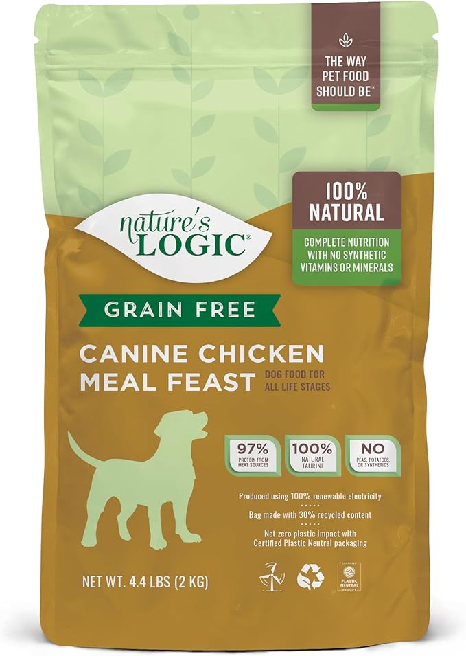 Nature's Logic Grain Free Chicken Meal Feast, 4.4lbs