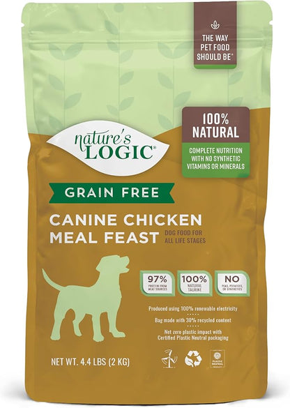 Nature's Logic Grain Free Chicken Meal Feast, 4.4lbs