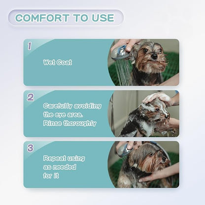 Dog Shampoo - Effective and Gentle Shampoo for Dogs and Cats with Natural Extracts- 300mlï¼10.1 FL.OZï¼