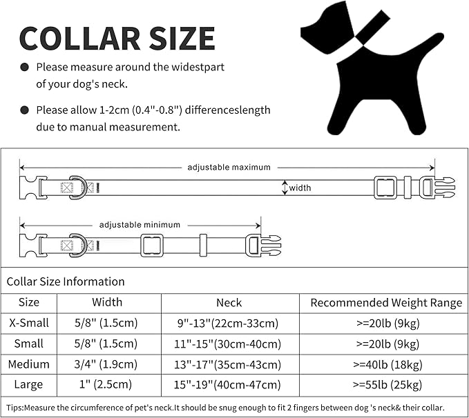 Mile High Life Dog Collar | Cute Puppy Collars | Lightweight Girl Dog Collar | Soft Boy Dog Collars | w Geometric Plaid Wave Line Pattern (Pink Dots, Small)