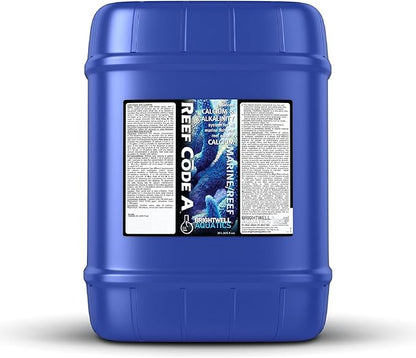 Brightwell Aquatics - Reef Code A - Balanced Calcium & Alkalinity System Water Conditioner - for All Saltwater Marine Fish & Reef Fish Tanks - Aquarium Water Treatments, 5.28 GAL