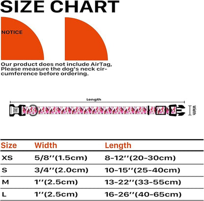 Reflective Dog Collars for Large Dogs Soft Nylon Camo Rose Red Sized L