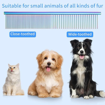 Dog Grooming Scissors Colorful Pet Trimming Scissors Set Professional Grooming Barber Scissors Kit 7 inch Stainless Steel Shears for Grooming and Hair Cutting