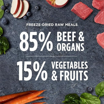 Instinct Freeze Dried Raw Meals Grain Free Dog Food, Dog Food Dry, Freeze Dried Dog Food, Raw Dog Food, Beef Recipe, 9.5 oz