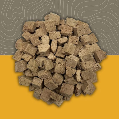 MONTANA DOG FOOD CO. Freeze-Dried Raw Chicken Recipe Dog Food – Grain-Free, High-Protein Meal or Topper, Made in USA with USA Ingredients -6.4 oz Bag