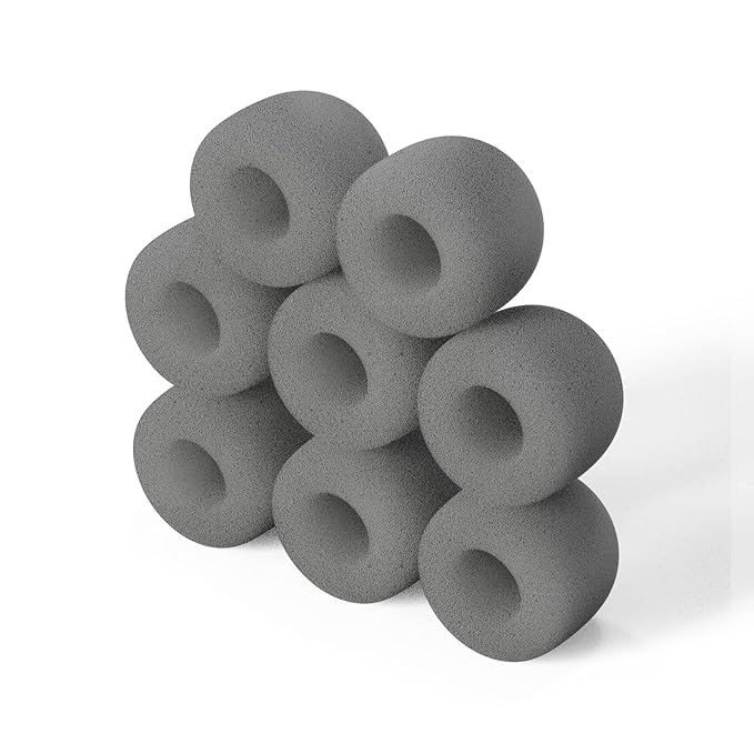 uahpet 8 Pack Replacement Filter Sponges for Stainless Steel Cat Water Fountain, Suitable for uahpet Stainless Steel Pet Water Fountain