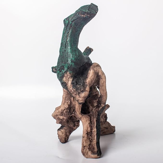 Fish Tank Decorations Aquarium Décor Resin Artificial Tree Trunk Root (G)